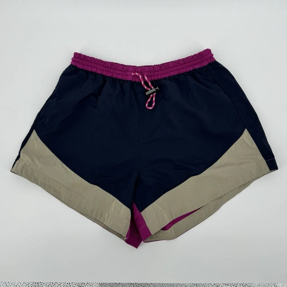 Lululemon Evergreen Shorts Size 6 Colorblock Glyde Water-Repellent Trail Hiking